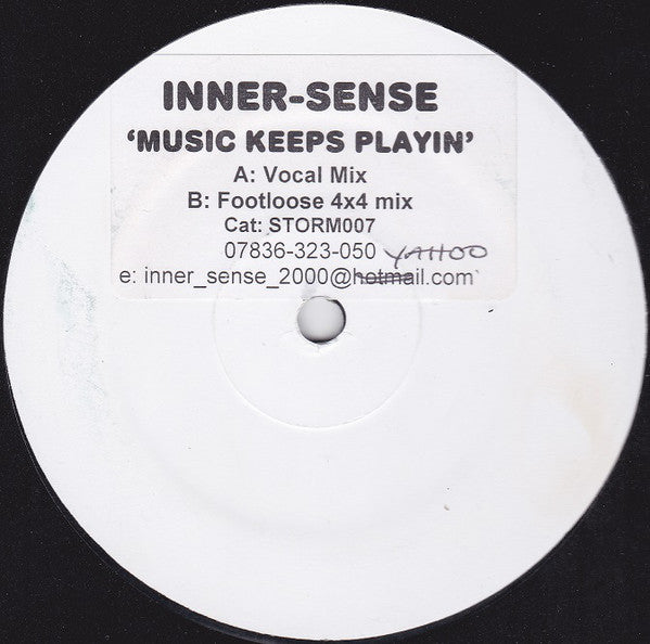 Inner-Sense - Music Keeps Playin (12", W/Lbl)