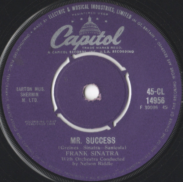 Frank Sinatra - Mr. Success (7")