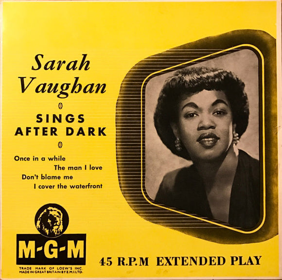Sarah Vaughan - Sings After Dark (7