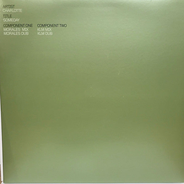 Charlotte - Someday (2x12")