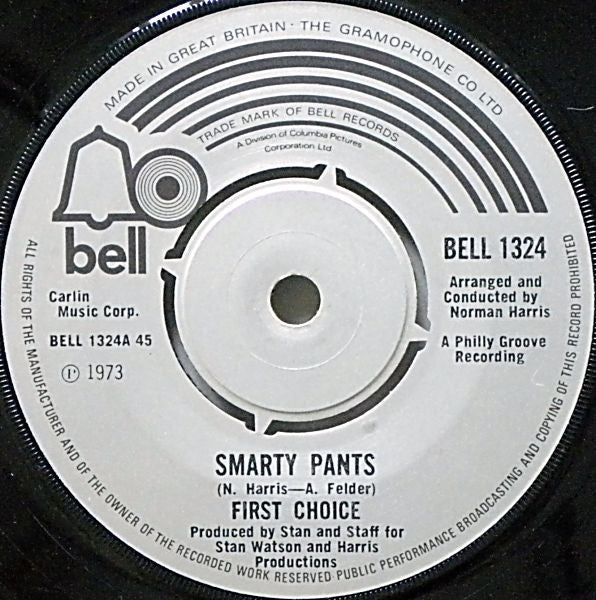 First Choice - Smarty Pants (7", Single)