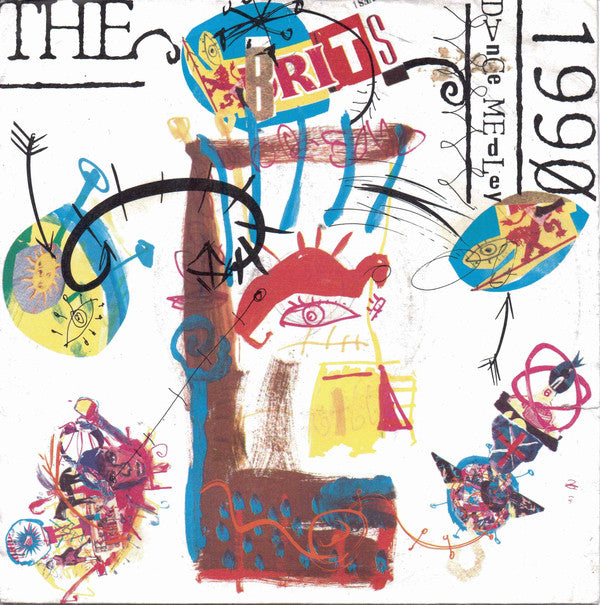 Various - The Brits 1990 (Dance Medley) (7", Single, P/Mixed)