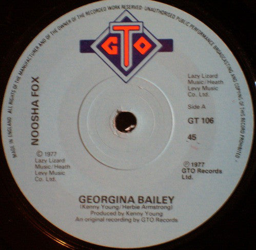 Noosha Fox - Georgina Bailey (7", Single)