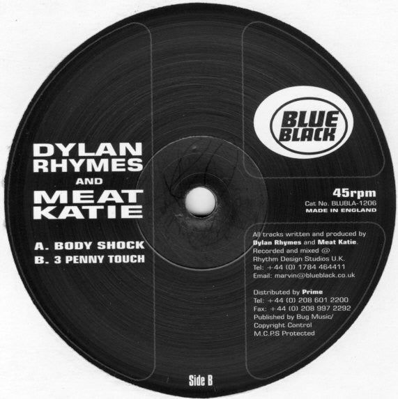 Dylan Rhymes And Meat Katie* - Body Shock (12