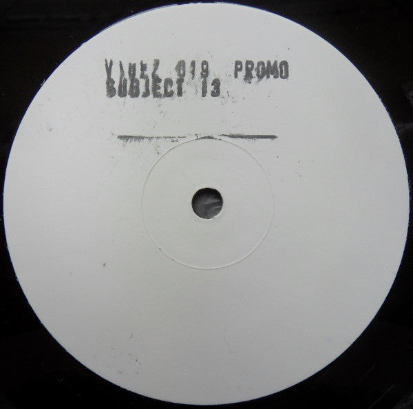 Subject 13 - Muma Cuba / Monkey Say, Monkey Do (12", Promo, W/Lbl)