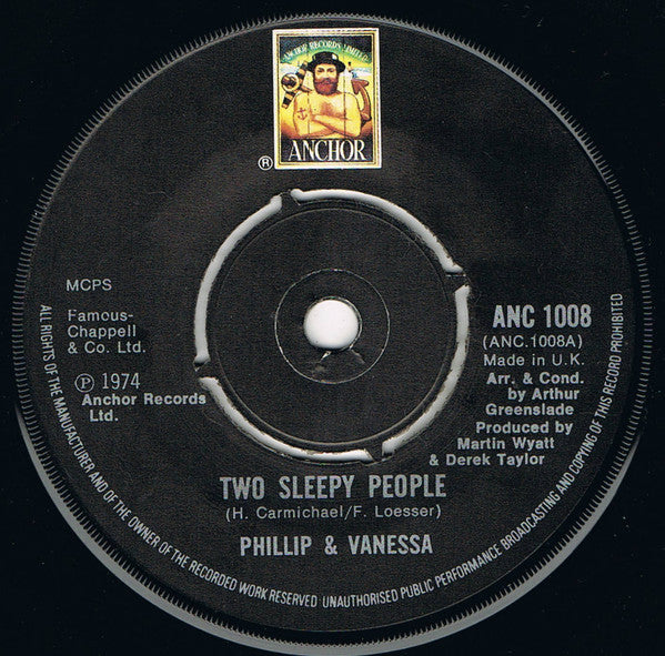 Phillip & Vanessa* - Two Sleepy People (7", Single)