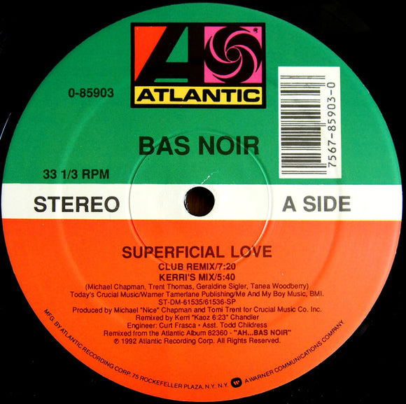 Bas Noir - Superficial Love (12