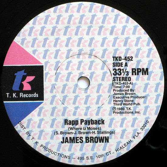 James Brown - Rapp Payback (Where Iz Moses) (12")