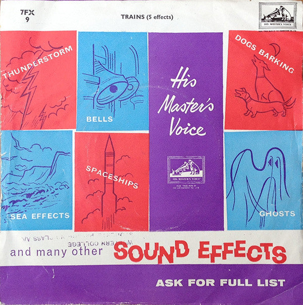 No Artist - Sound Effects - Trains (5 Effects) (7")