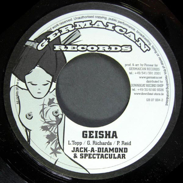 Jack-A-Diamond & Spectacular / Backyard Crew - Geisha / Backyard (7")