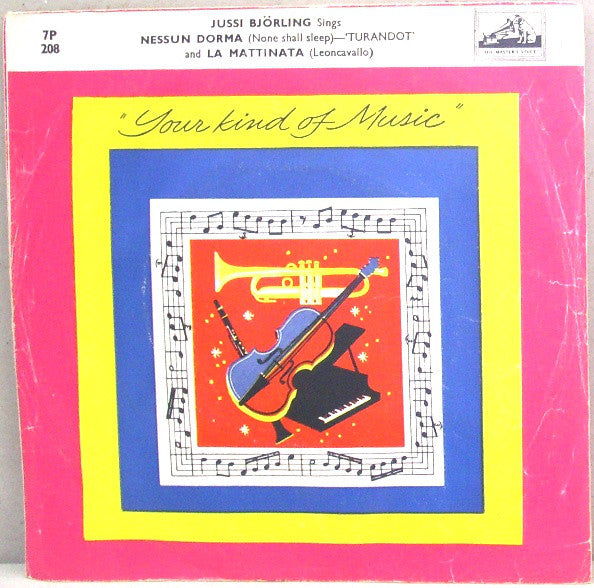 Jussi Björling - Nessun Dorma (7", Single, RE)