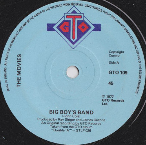 The Movies (2) - Big Boy's Band (7", Single)