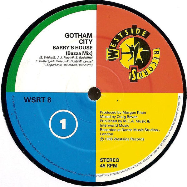 Gotham City - Barry's House (12")