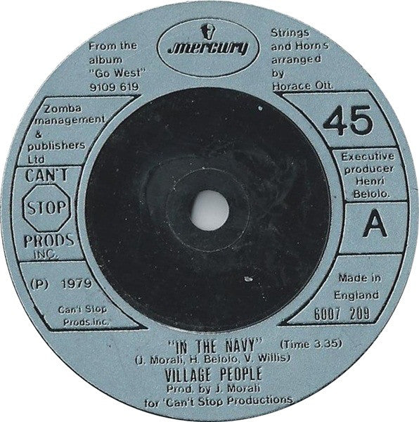 Village People - In The Navy (7", Single, Sol)