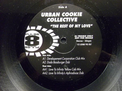 Urban Cookie Collective - Rest Of My Love (12", Promo)