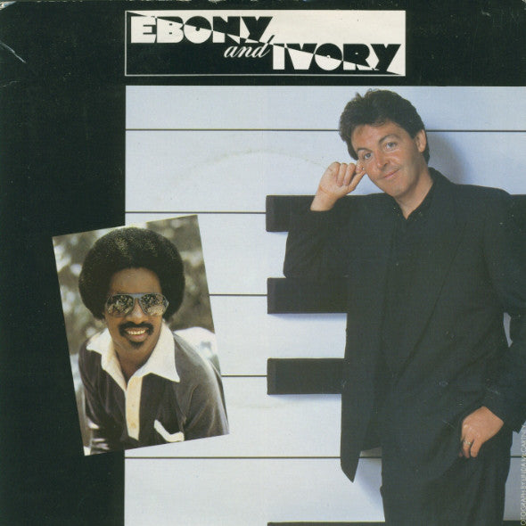 Paul McCartney - Ebony And Ivory (7", Single, Sol)