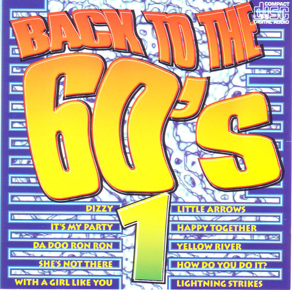 Various - Back To The 60's - Volume 1 (CD, Comp)