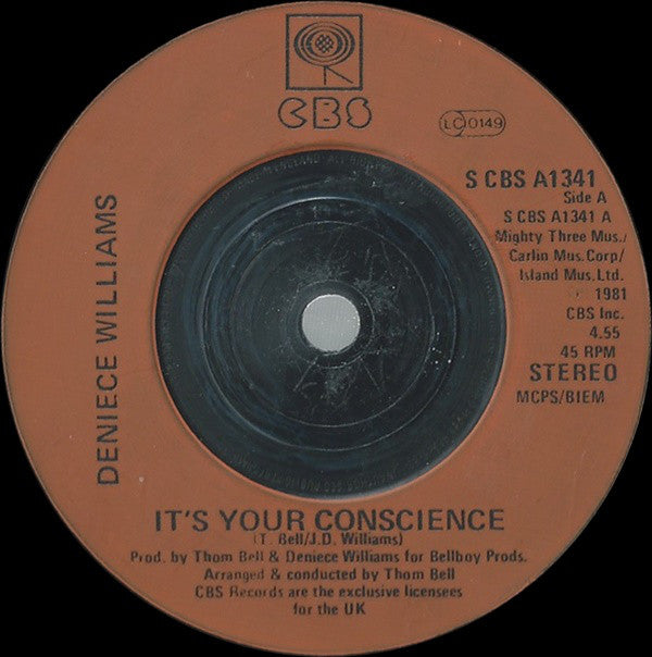 Deniece Williams - It's Your Conscience (7")