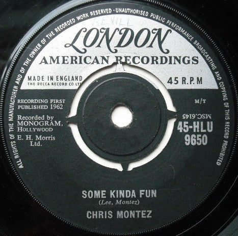 Chris Montez - Some Kinda Fun (7")