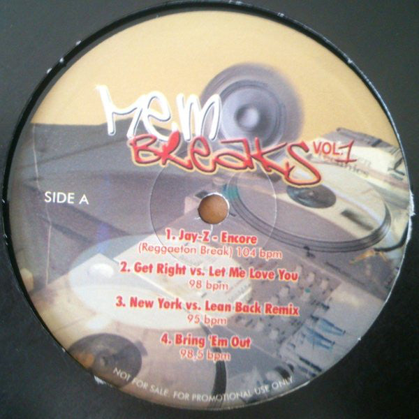 Various - Mem Breaks Vol. 1 (12", EP, Unofficial)