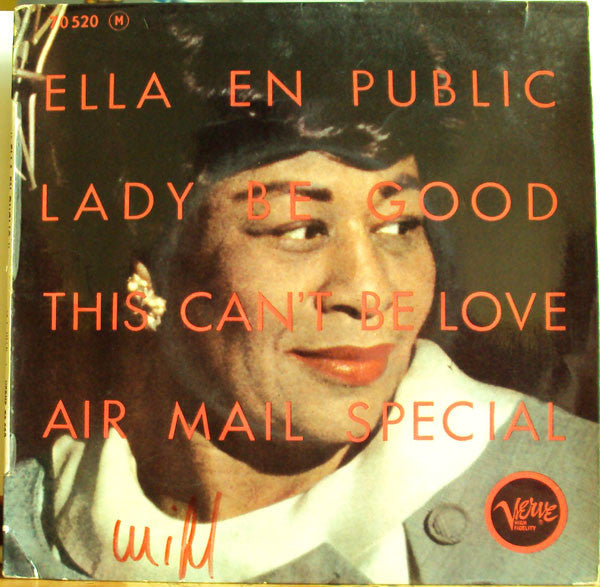 Ella Fitzgerald - Ella En Public (7", EP)
