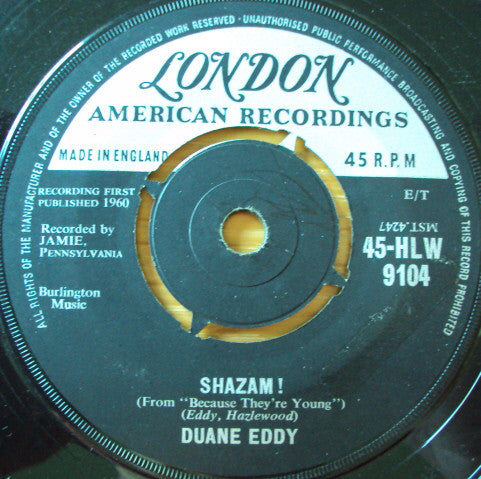 Duane Eddy - Shazam! (7")