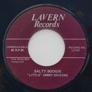 "Little" Jimmy Dickens* / Hutch Davie & His Honky Tonkers* - Salty Boogie / Woodchopers Ball (7", Single)