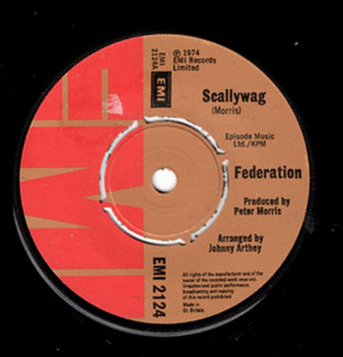 Federation (5) - Scallywag / Breakaway (7", Single)