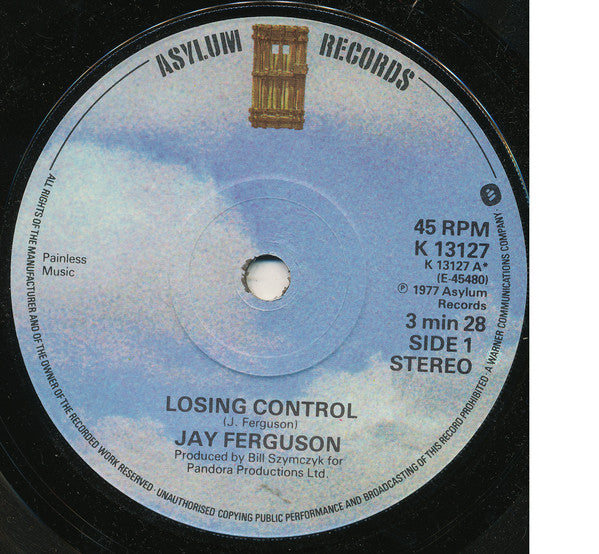 Jay Ferguson - Losing Control (7", Single)