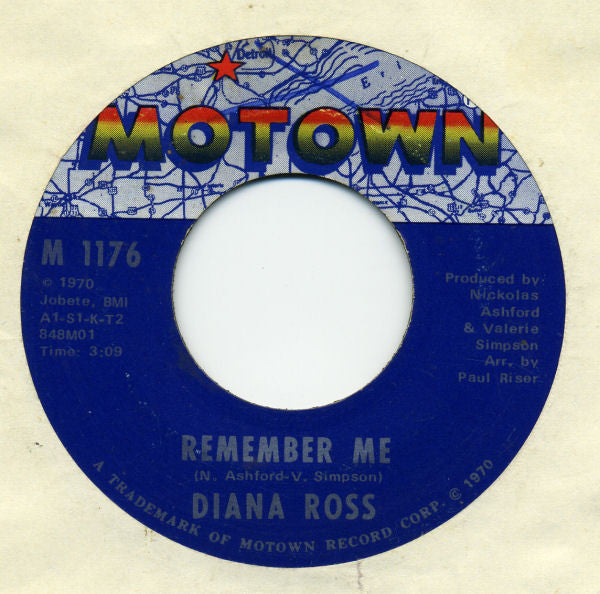 Diana Ross - Remember Me / How About You (7", Single)