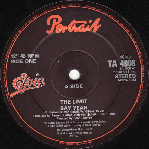 The Limit (2) - Say Yeah (12