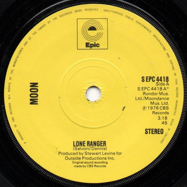 Moon (28) - Lone Ranger (7", Sol)