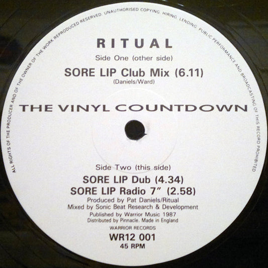 Ritual (5) - The Vinyl Countdown (12")