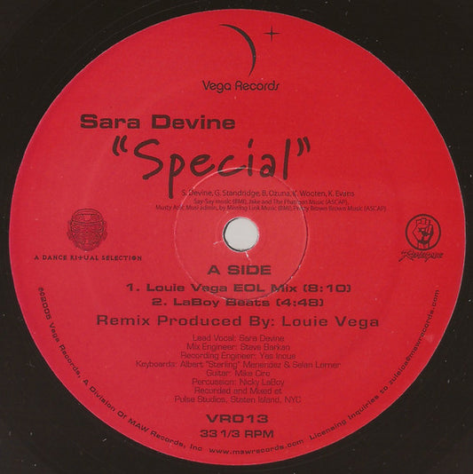 Sara Devine - Special (12")