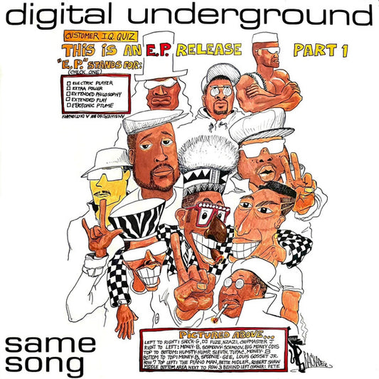 Digital Underground - Same Song (This Is An E.P. Release Part 1) (12", EP, M/Print)