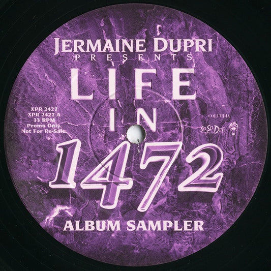 Jermaine Dupri - Life In 1472 (Album Sampler) (12", Promo, Smplr)