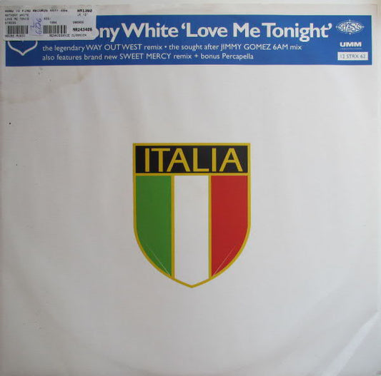 Anthony White - Love Me Tonight (12")