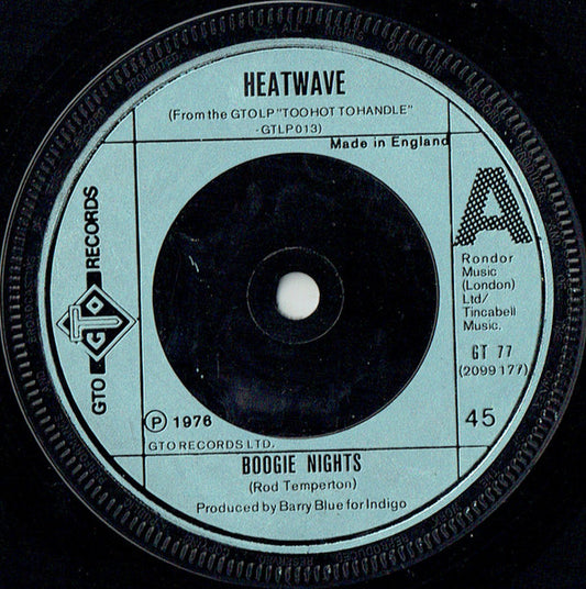 Heatwave - Boogie Nights (7", Single)