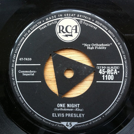Elvis Presley - One Night / I Got Stung (7", Single)