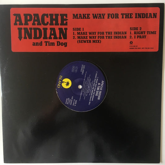Apache Indian and Tim Dog - Make Way For The Indian (12", Promo)