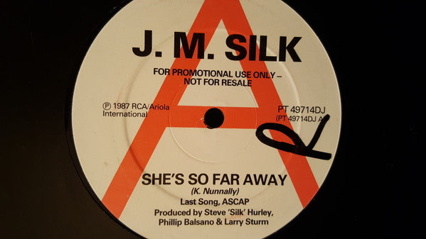 J.M. Silk - She's So Far Away (12", Promo)
