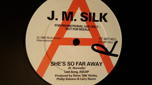 J.M. Silk - She's So Far Away (12", Promo)