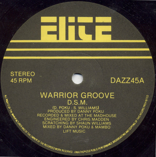 D.S.M.* - Warrior Groove (12")