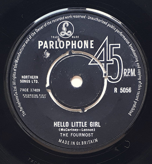 The Fourmost - Hello Little Girl (7", Single)