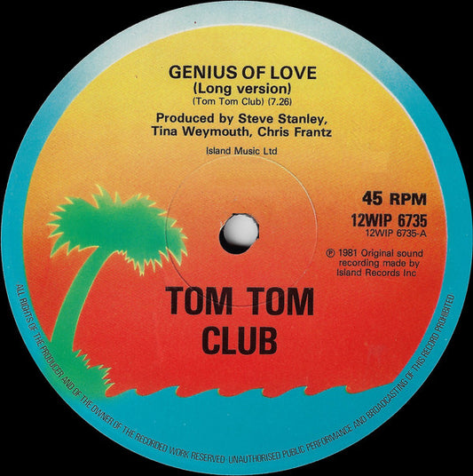 Tom Tom Club / Mr. Yellow - Genius Of Love / Yella (12")