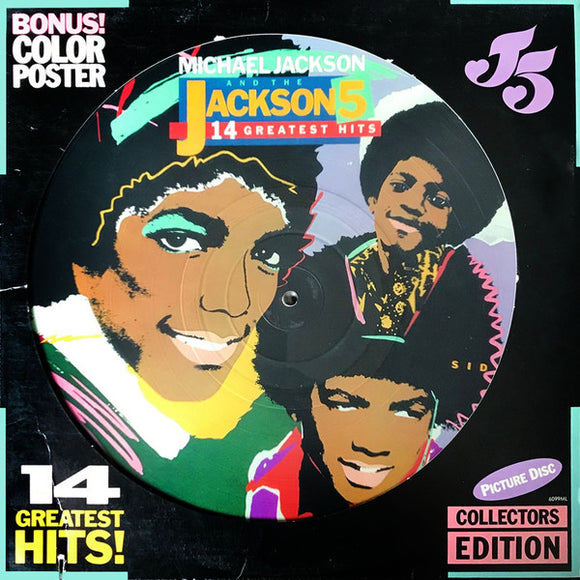 Michael Jackson And The Jackson 5 - 14 Greatest Hits (LP, Comp, Pic)