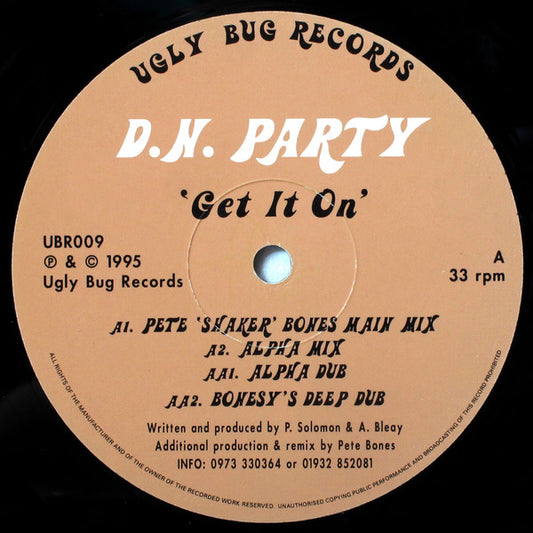 D.N. Party - Get It On (12")