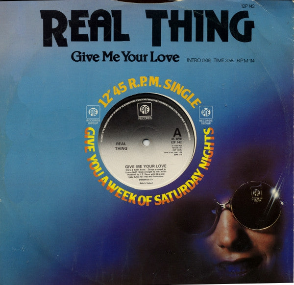 Real Thing* - Give Me Your Love (12", Single)