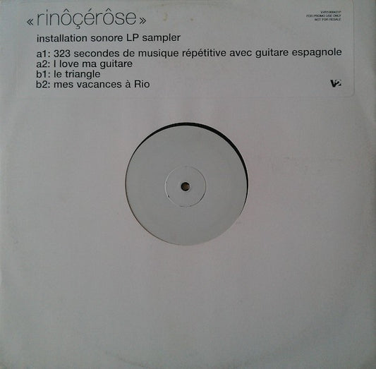 Rinôçérôse - Installation Sonore LP Sampler (12", Promo, Smplr, W/Lbl)