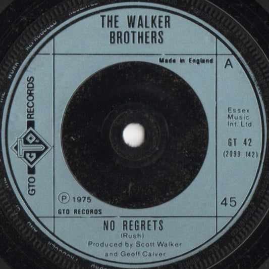 The Walker Brothers - No Regrets (7", Single)